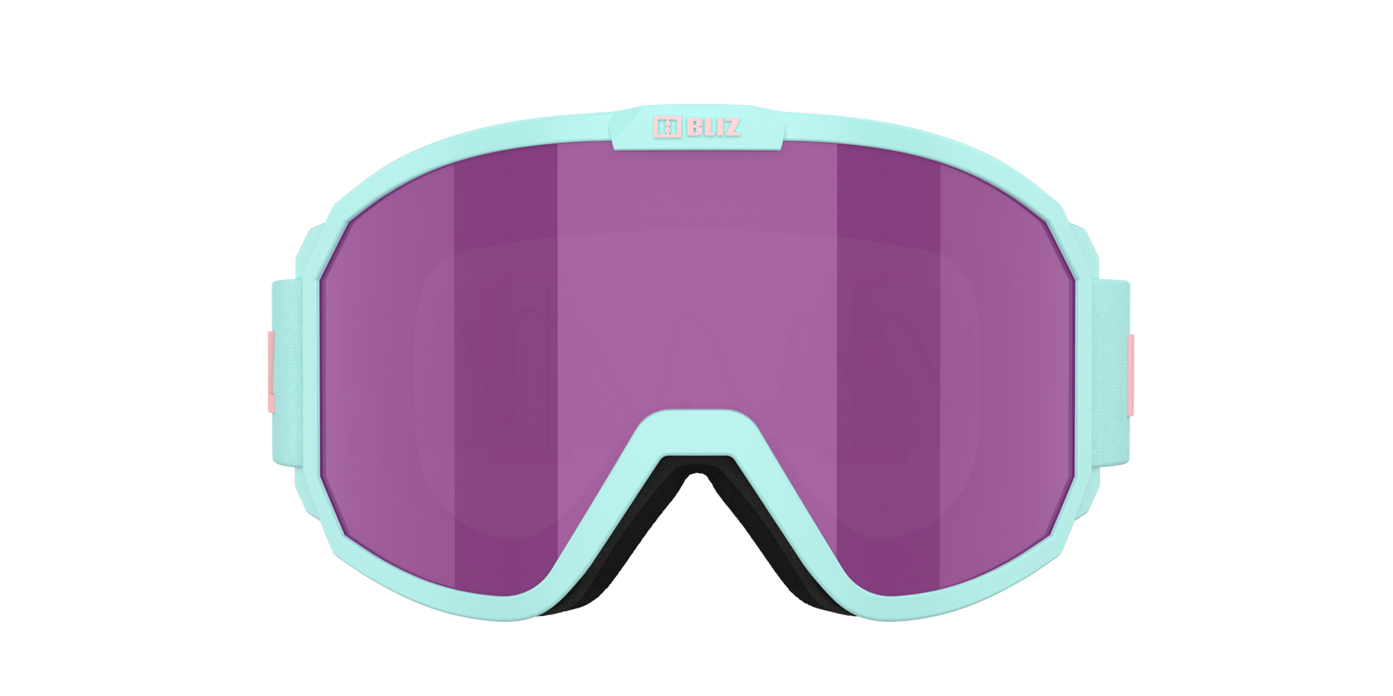 Bliz Rave Ski Goggles Mint Rosa Brune Rosa | JSAX80514