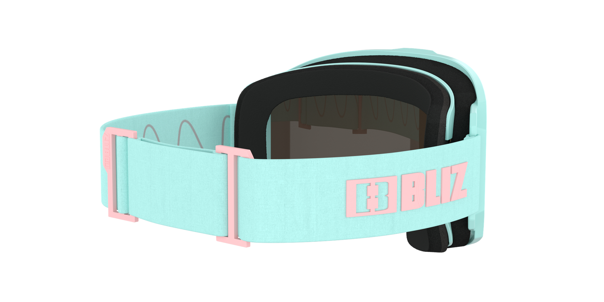 Bliz Rave Ski Goggles Mint Rosa Brune Rosa | JSAX80514