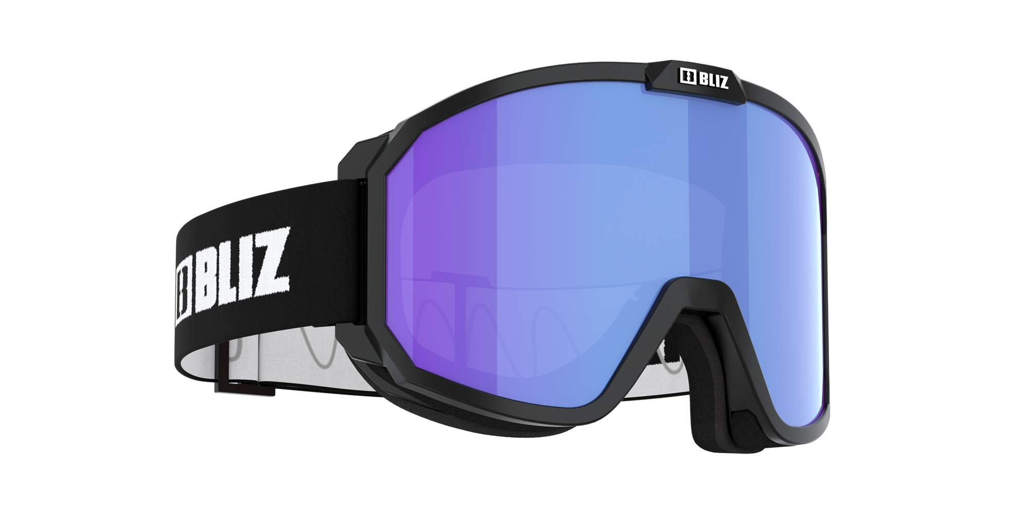 Bliz Rave Ski Goggles Svarte Hvite Lyse | BLYF10387