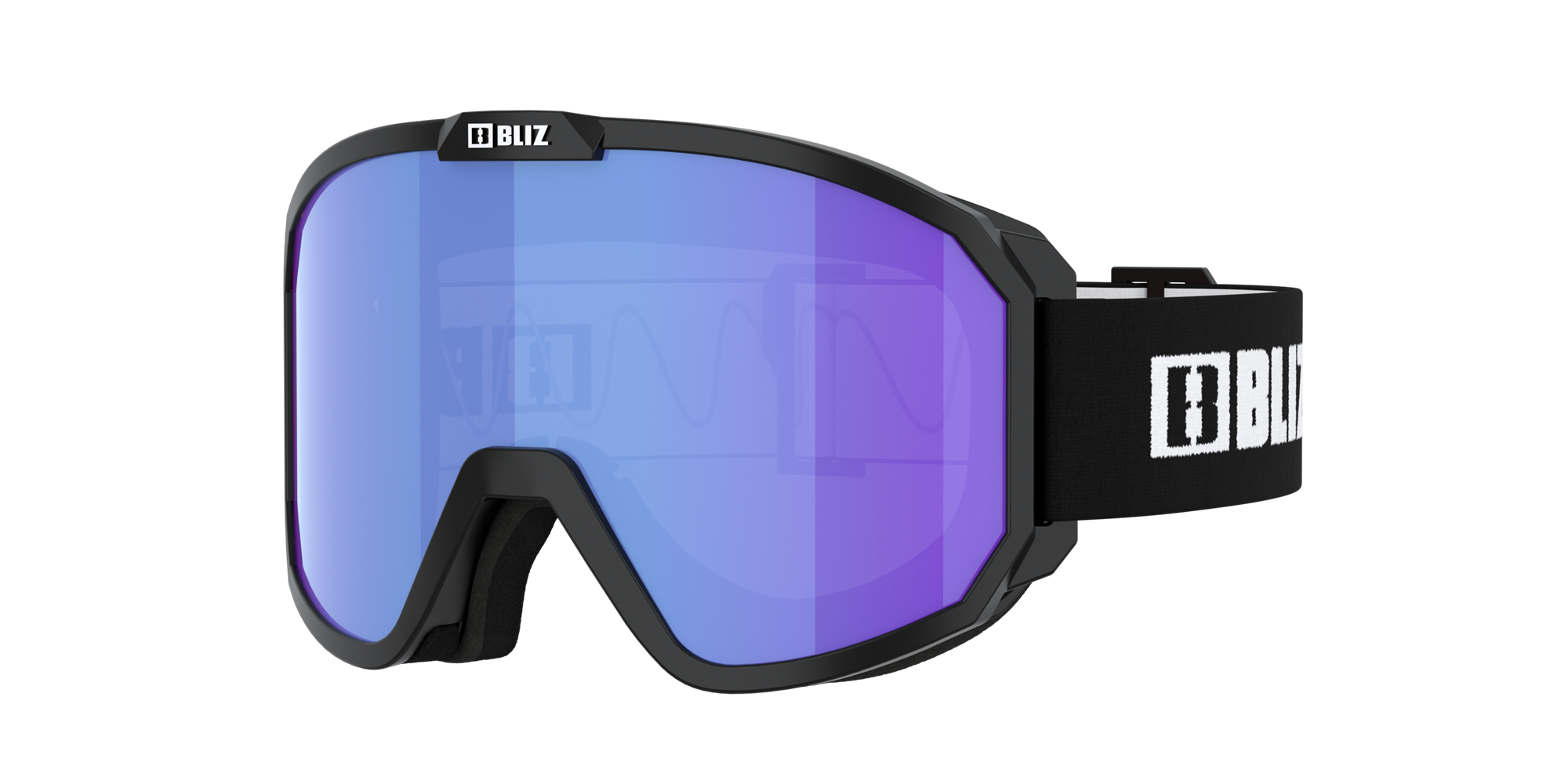 Bliz Rave Ski Goggles Svarte Hvite Lyse | BLYF10387