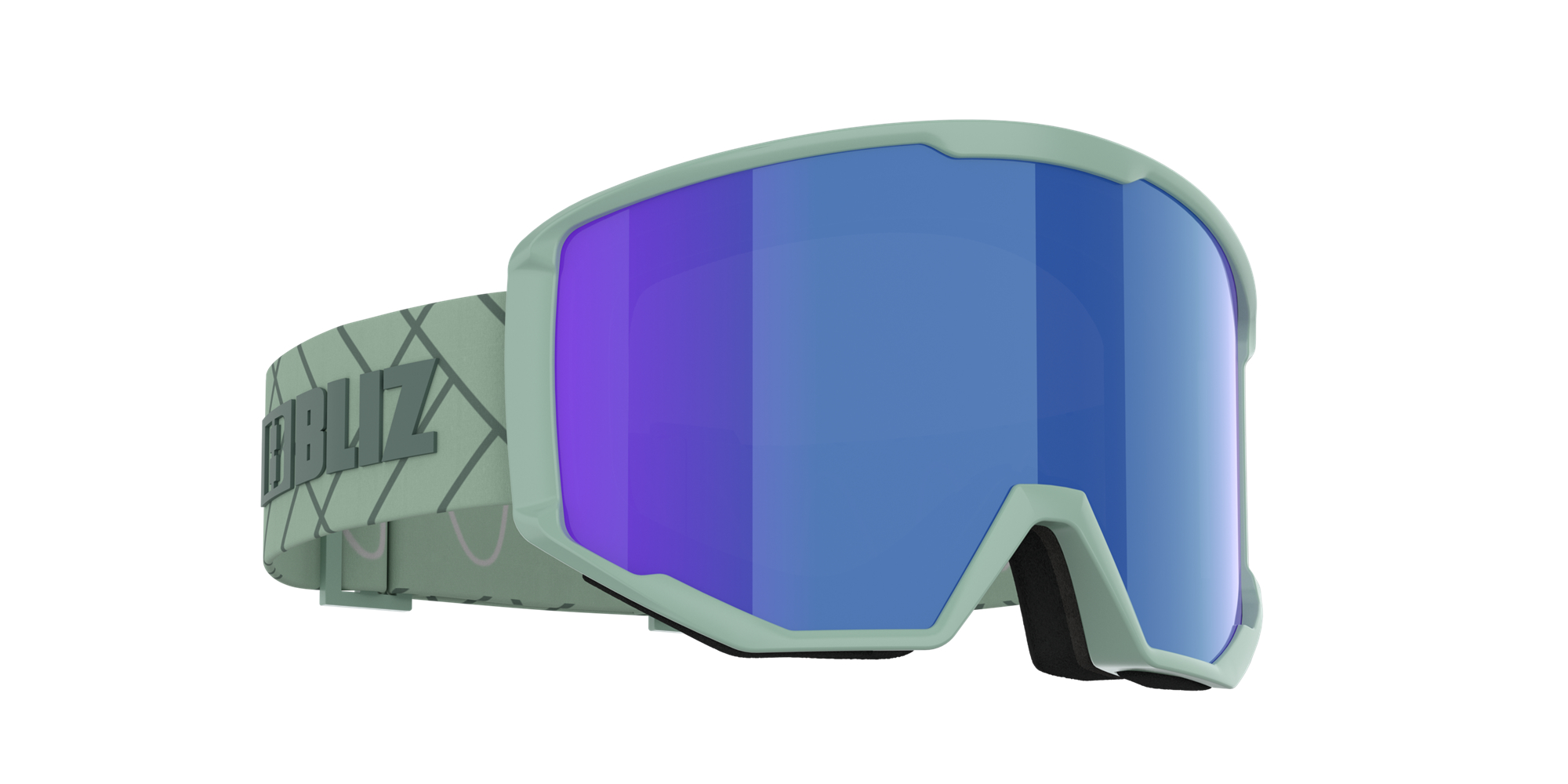 Bliz Spark Ski Goggles Grønn Brune Blå | RAPV24790