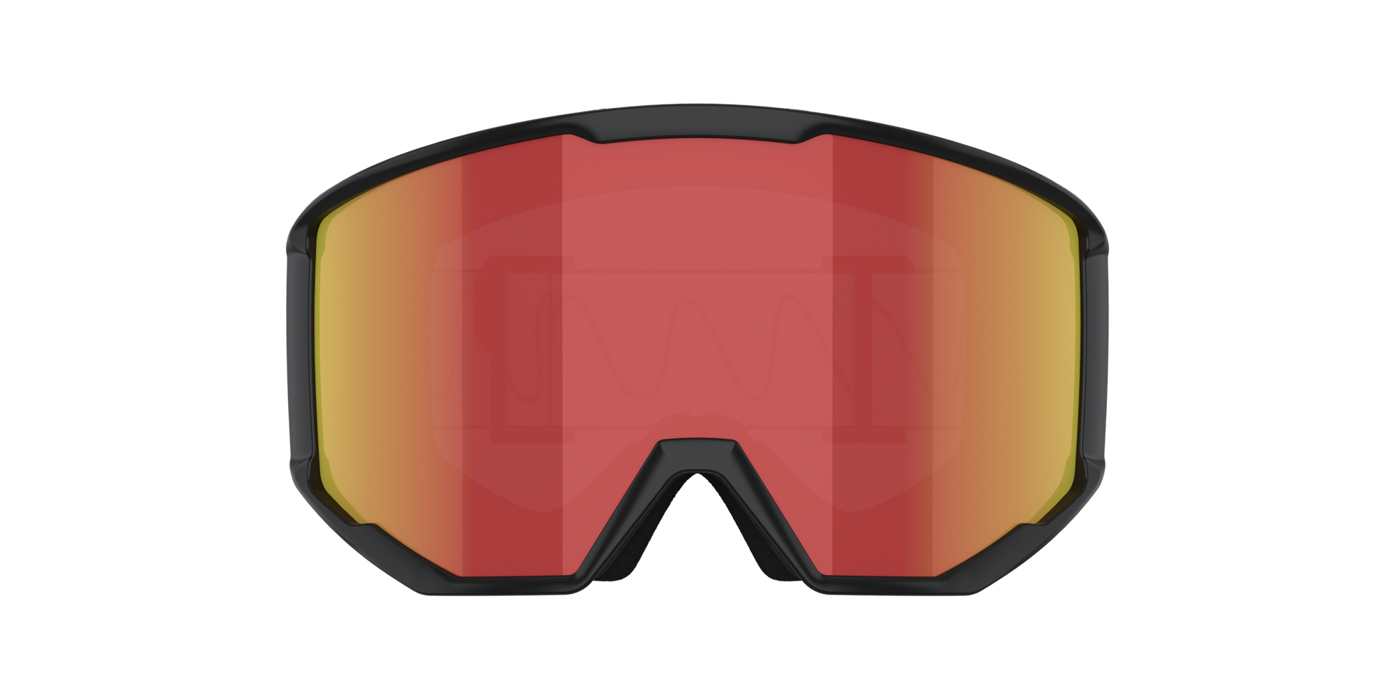 Bliz Spark Ski Goggles Svarte Brune Rød | RUEP96231