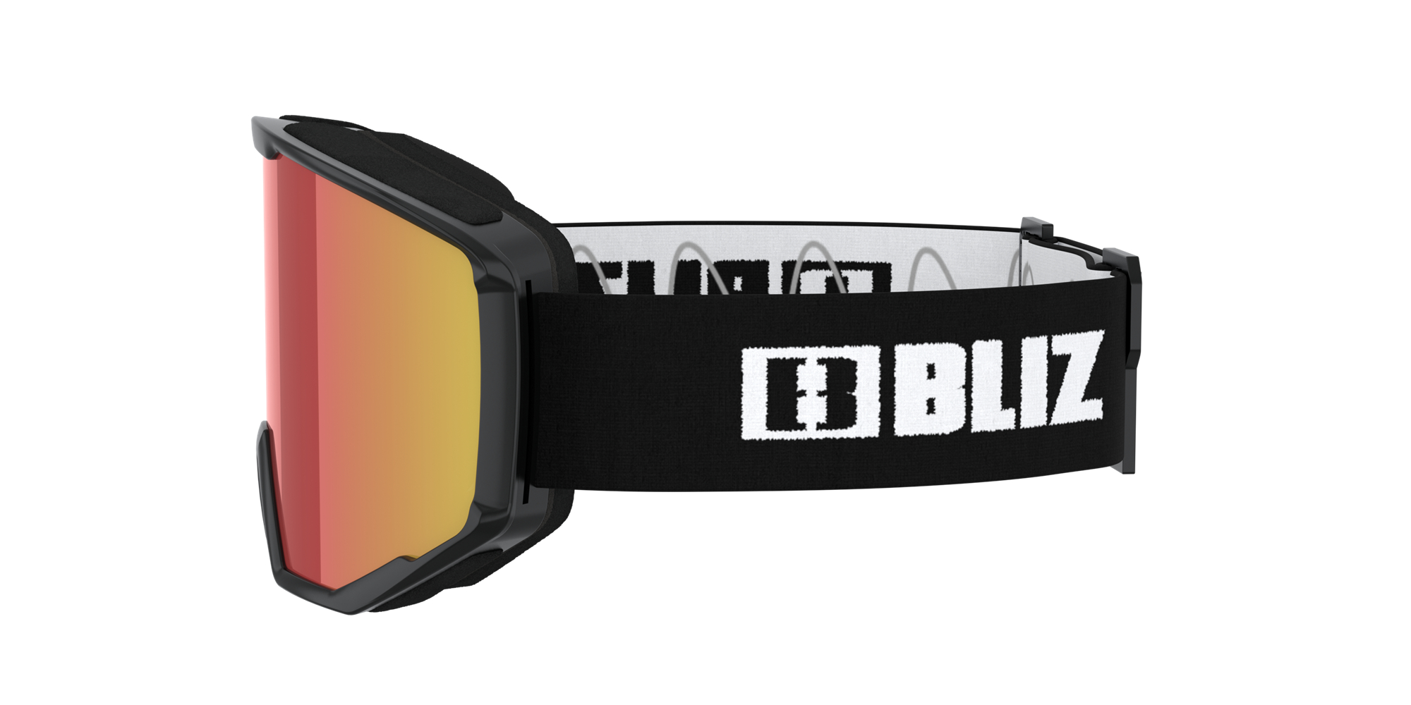 Bliz Spark Ski Goggles Svarte Brune Rød | RUEP96231