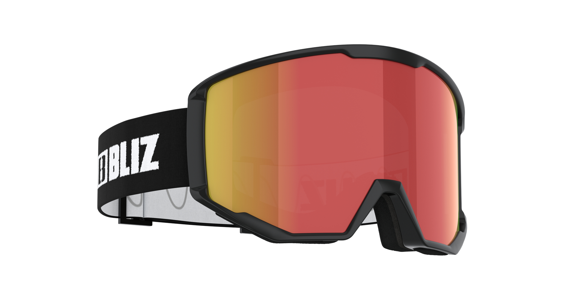 Bliz Spark Ski Goggles Svarte Brune Rød | RUEP96231