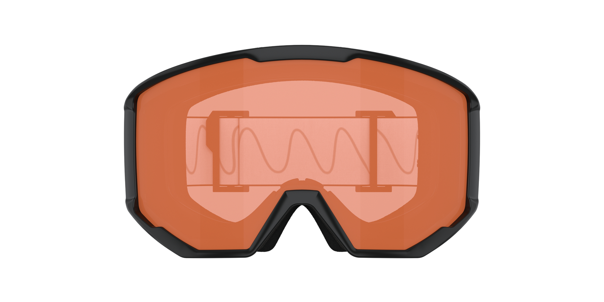 Bliz Spark Ski Goggles Svarte Oransje | XRDS50283